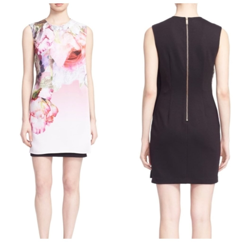 Nwt Ted Baker Milisa Pure Peonie Tunic Dress